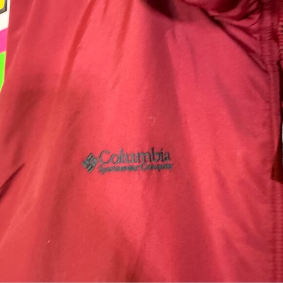 Columbia Red Jacket with Gray Fleece Lining. Size Large Men's. Excellent cond! - Picture 3 of 8
